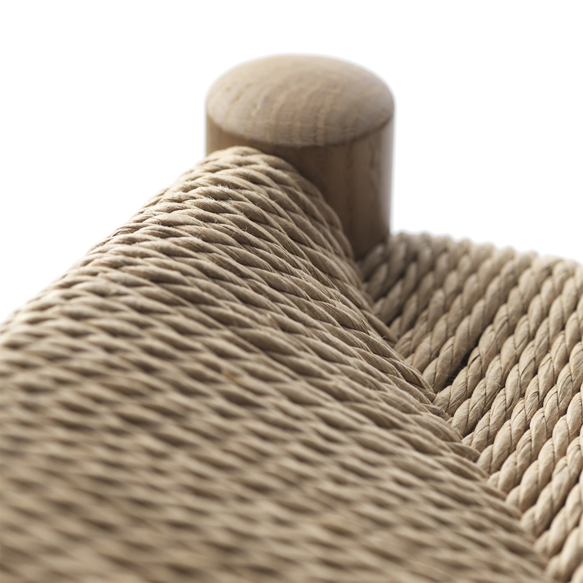 FDB Møbler J164 C Jørgen Bækmark Counter Chair, Oak/Natural Braid