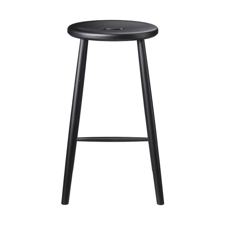 FDB Møbler J27 C Bar Stool Buk, černá