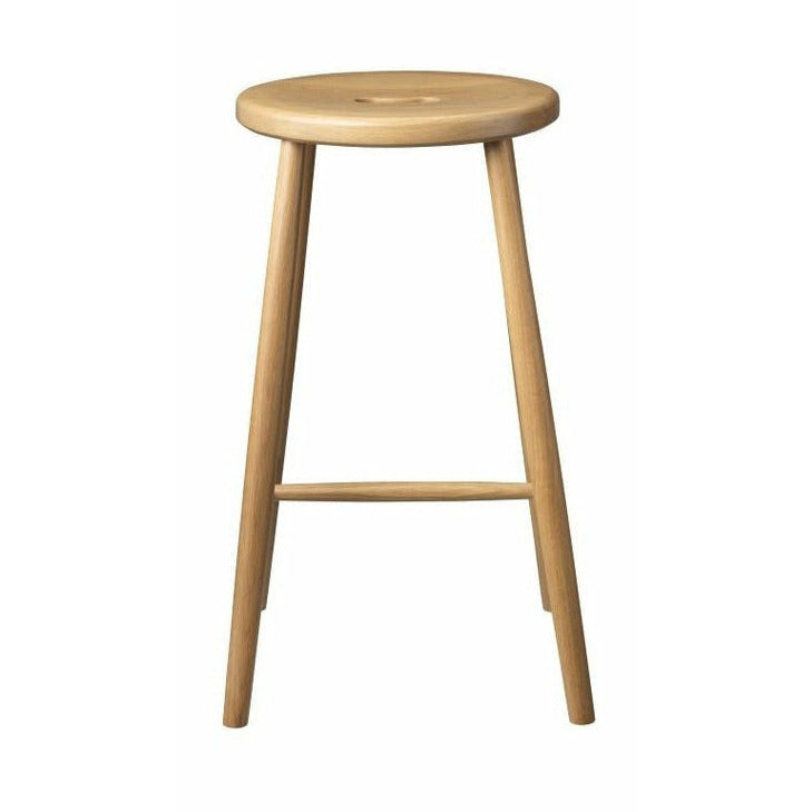 FDB Møbler J27 C Bar Stool Stejar, Natural