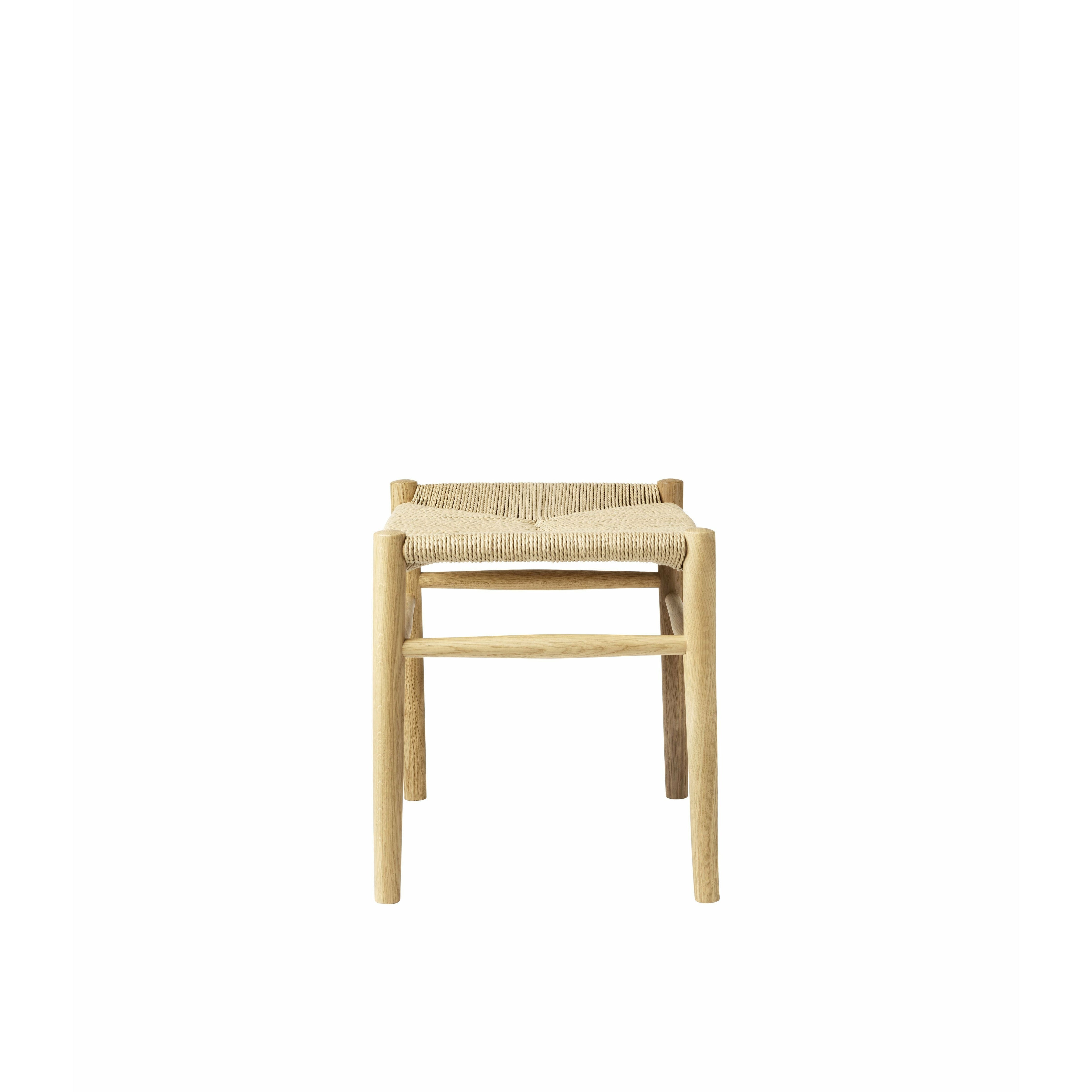 FDB Møbler J83 Stool Smoked Oak, Natural Braid
