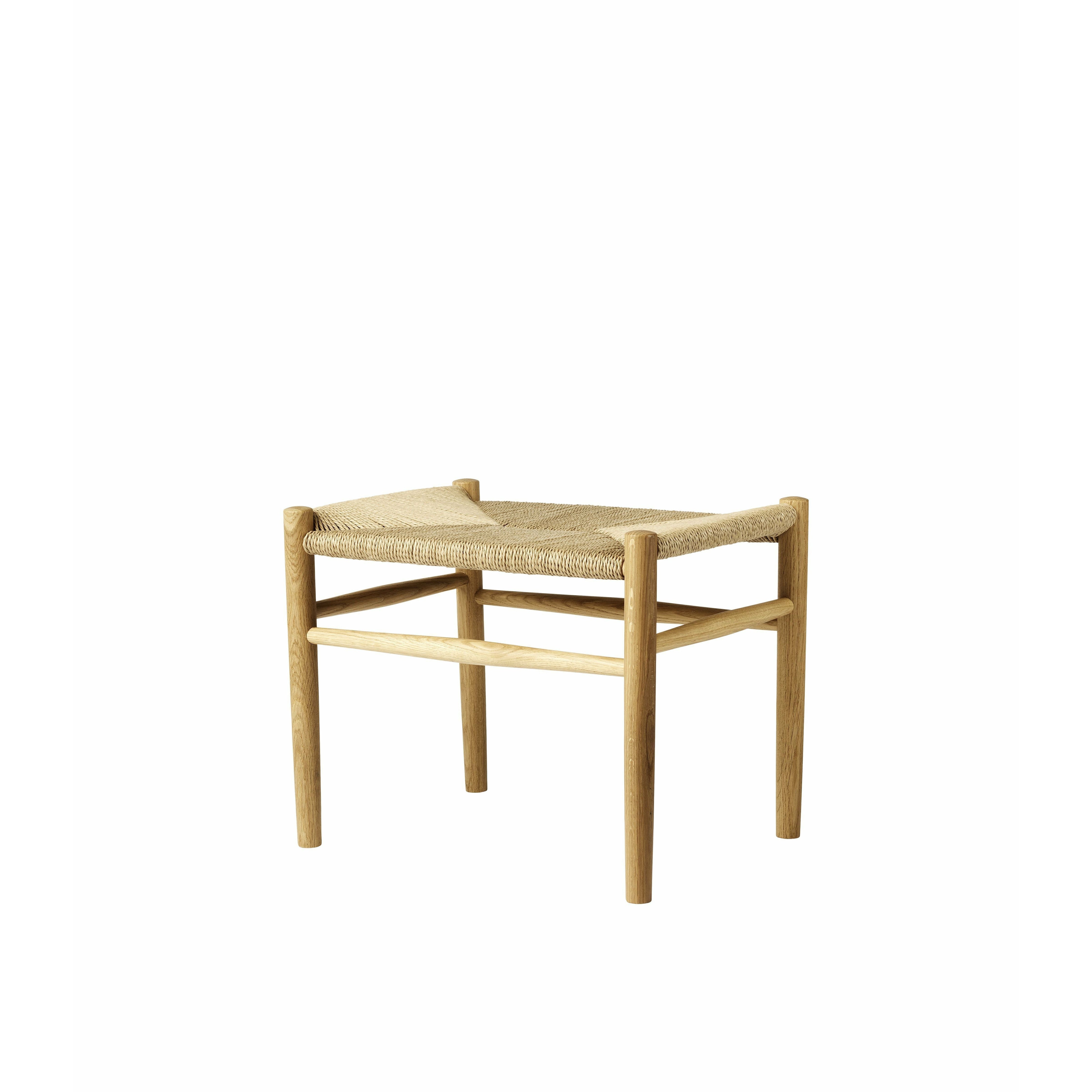 FDB Møbler J83 Stool Smoked Oak, Natural Braid