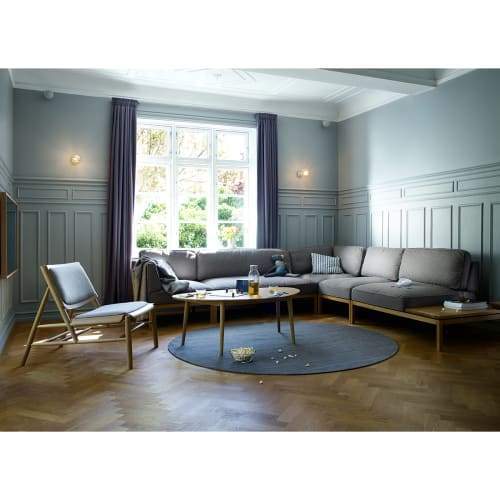FDB Møbler L37 STOOL BLUE/NADIAD, 90x90cm