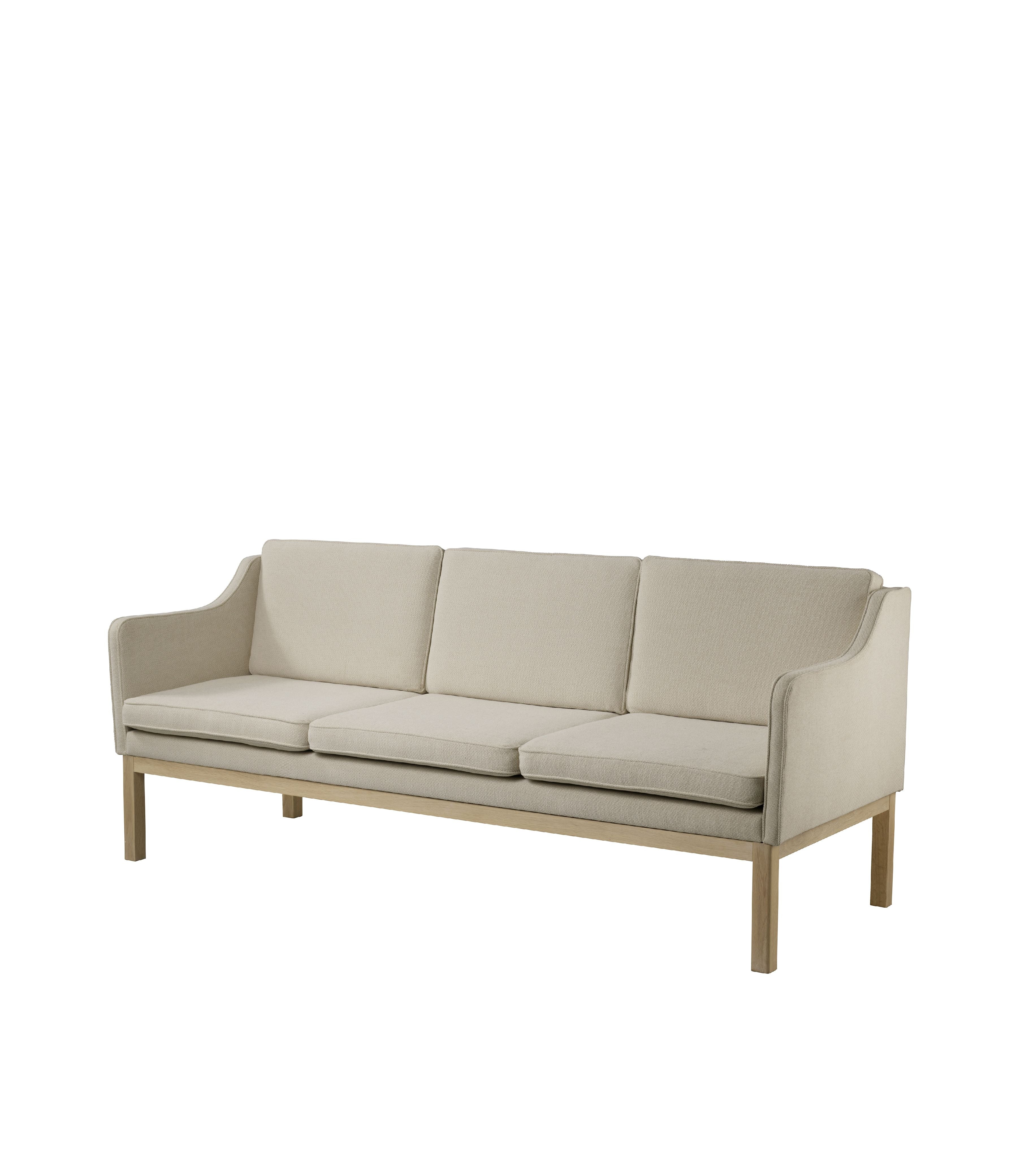 [product_category]-Fdb Møbler Mk46 Mogens Koch 3 Pers. Sofa, Oak/De Ploeg Prairie Beige 90-FDB Møbler-5715054012675-L433001100202-FDB-2