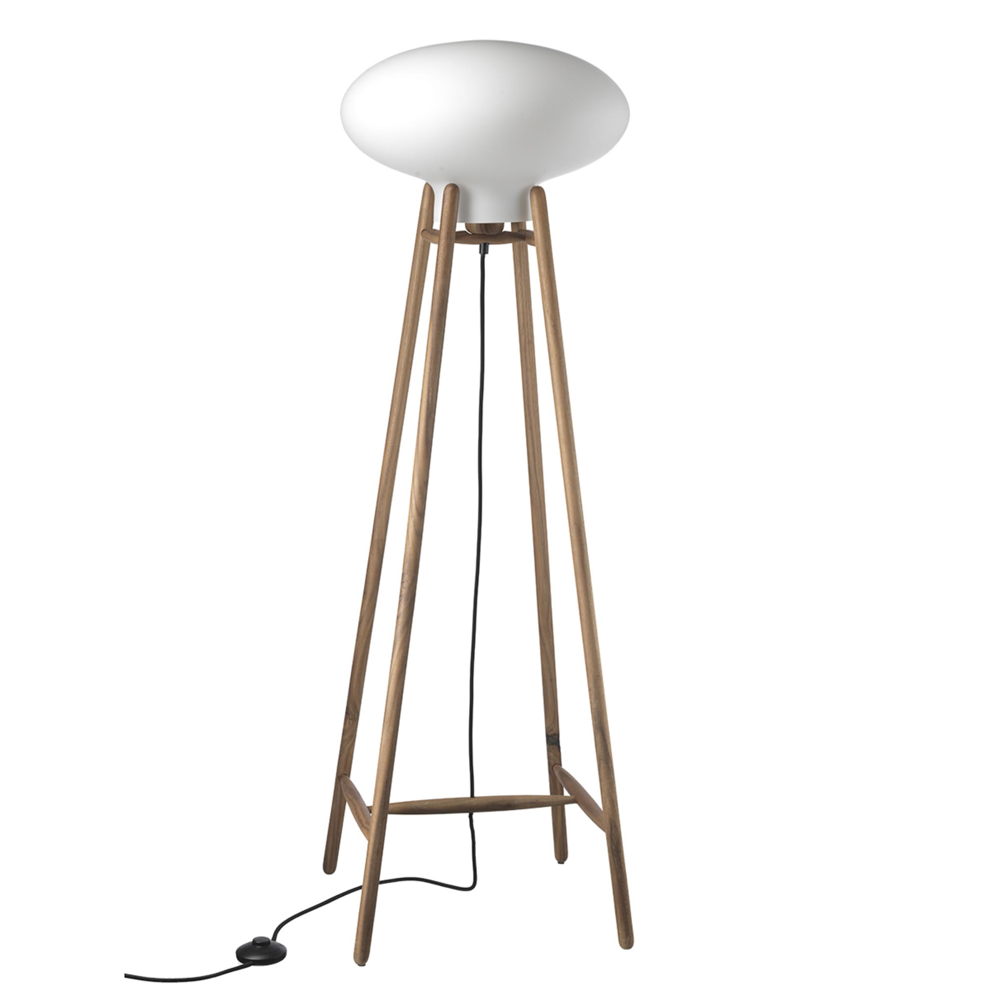 FDB Møbler U5 HITI FALOR LAMP, ořech/opálská sklo