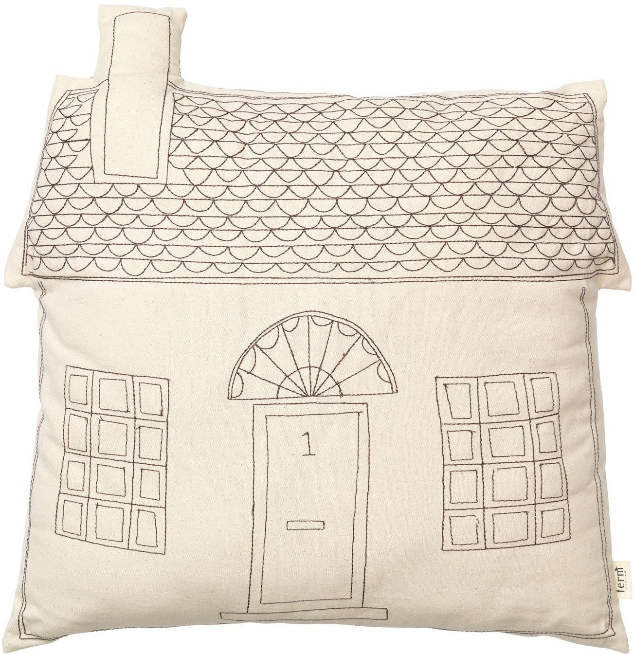 [product_category]-Ferm Living Abode Cushion, Cottage House-Ferm Living-5704723310181-1104268052-FER-1