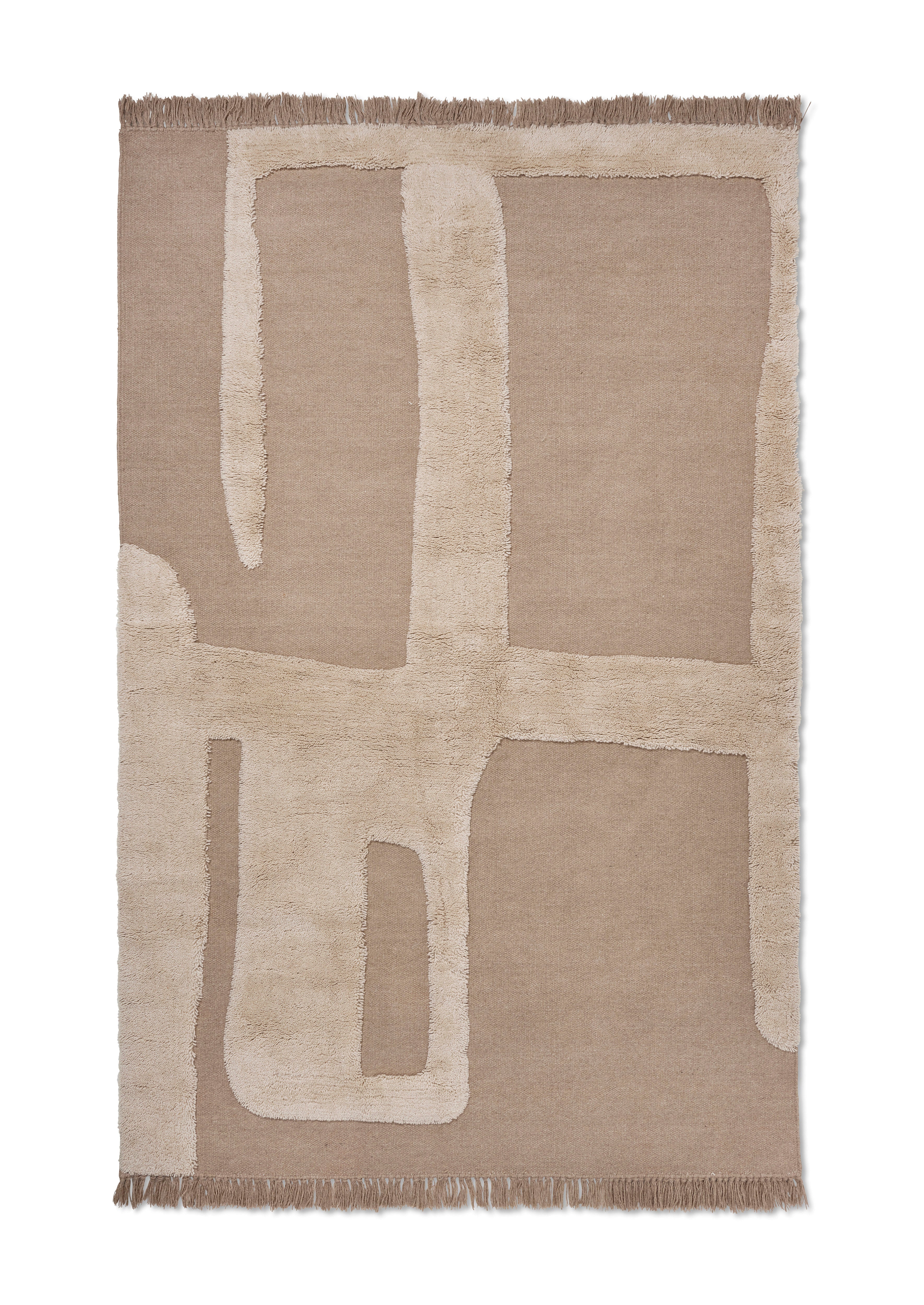 [product_category]-Ferm Living Alley Uldtæppe Natural, Large-Ferm Living-5704723292753-1104266309-FER-1