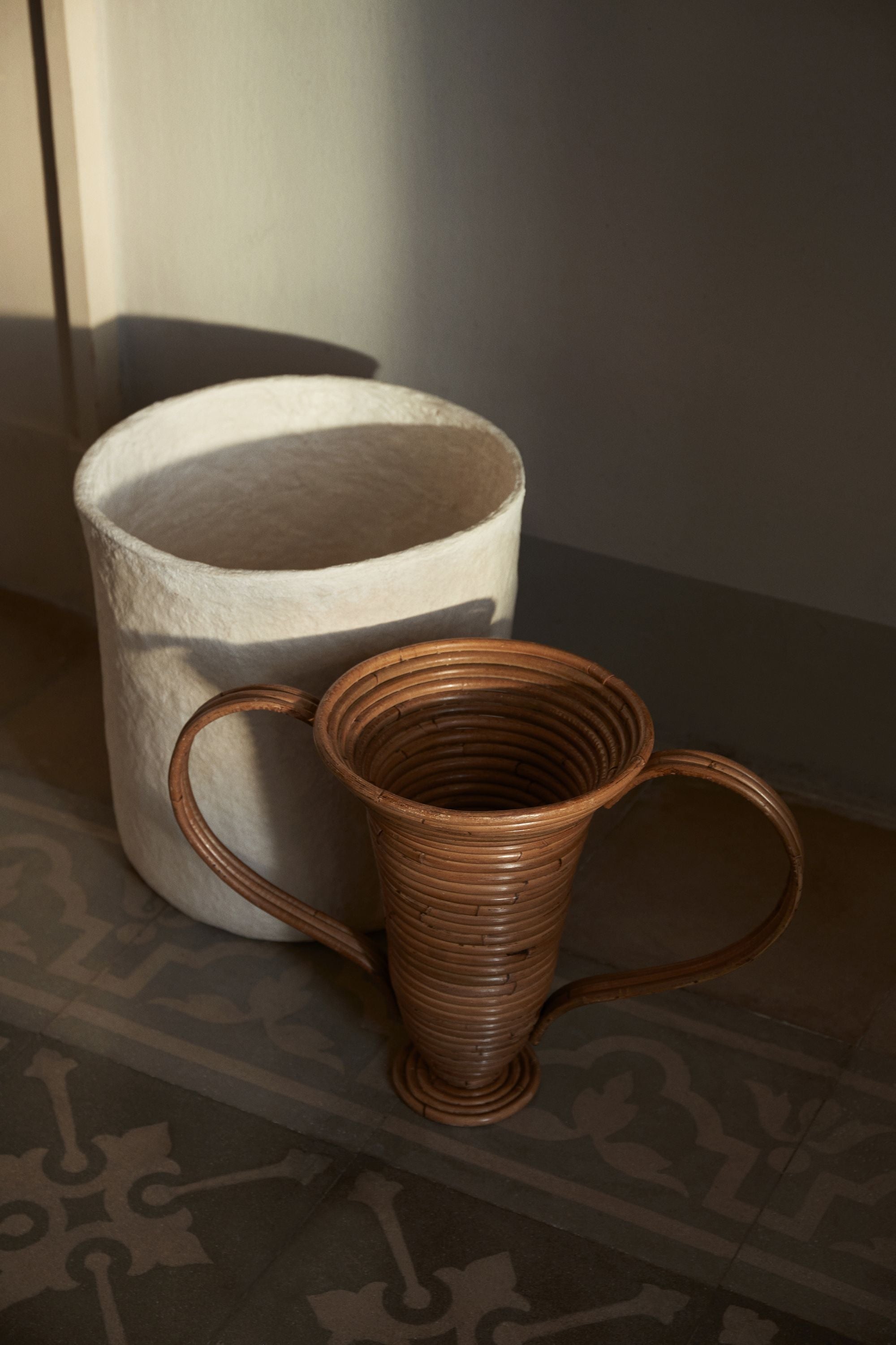[product_category]-Ferm Living Amphora Vase, Small, Natural Stained-Ferm Living-5704723304272-1104267461-FER-2