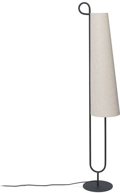 [product_category]-Ferm Living Ancora Floor Lamp, Black/Natural-Ferm Living-5704723312093-1104268243-FER-1