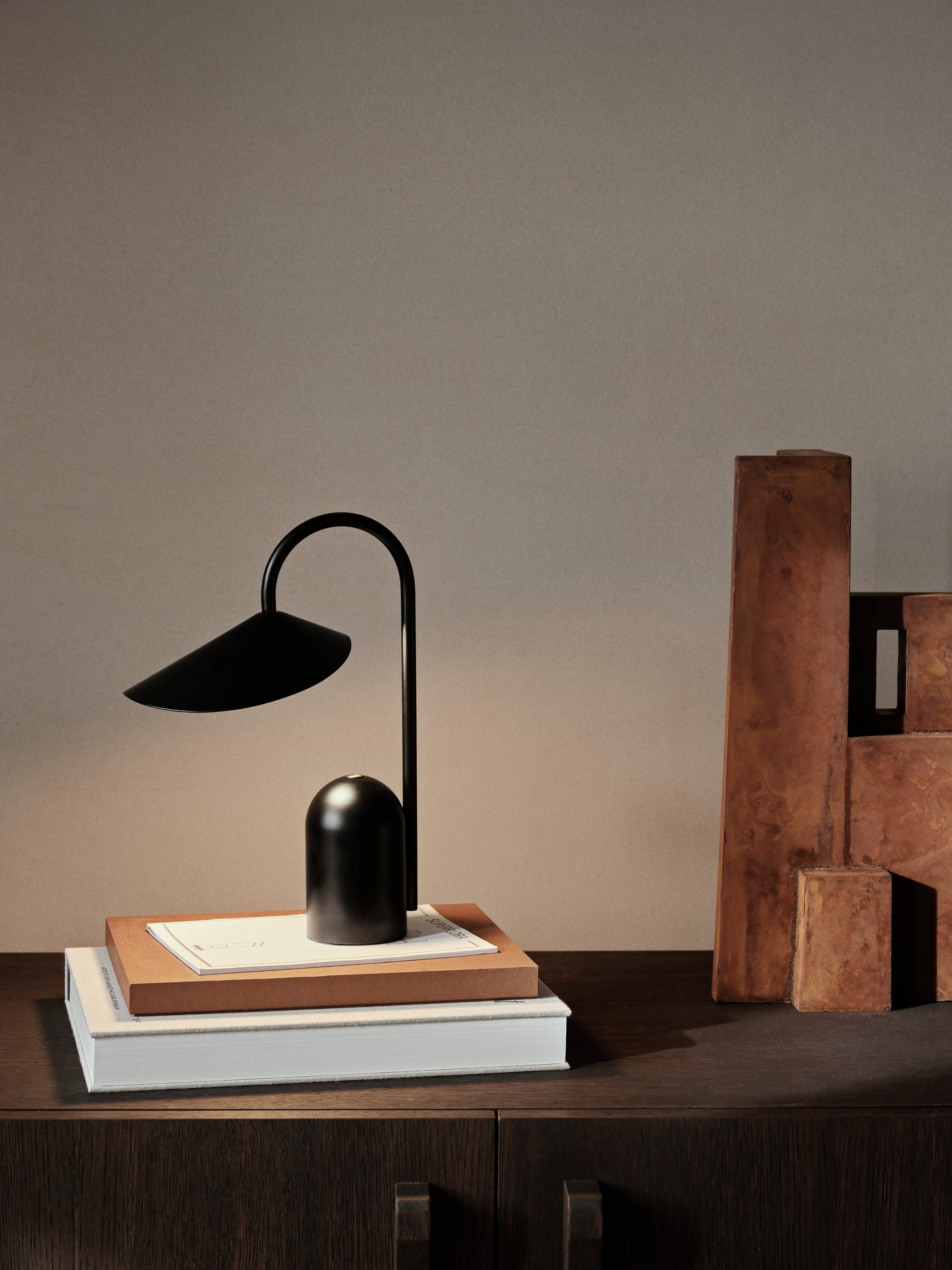 [product_category]-Ferm Living Arum Portable Lamp Black-Ferm Living-5704723322696-1104269284-FER-9
