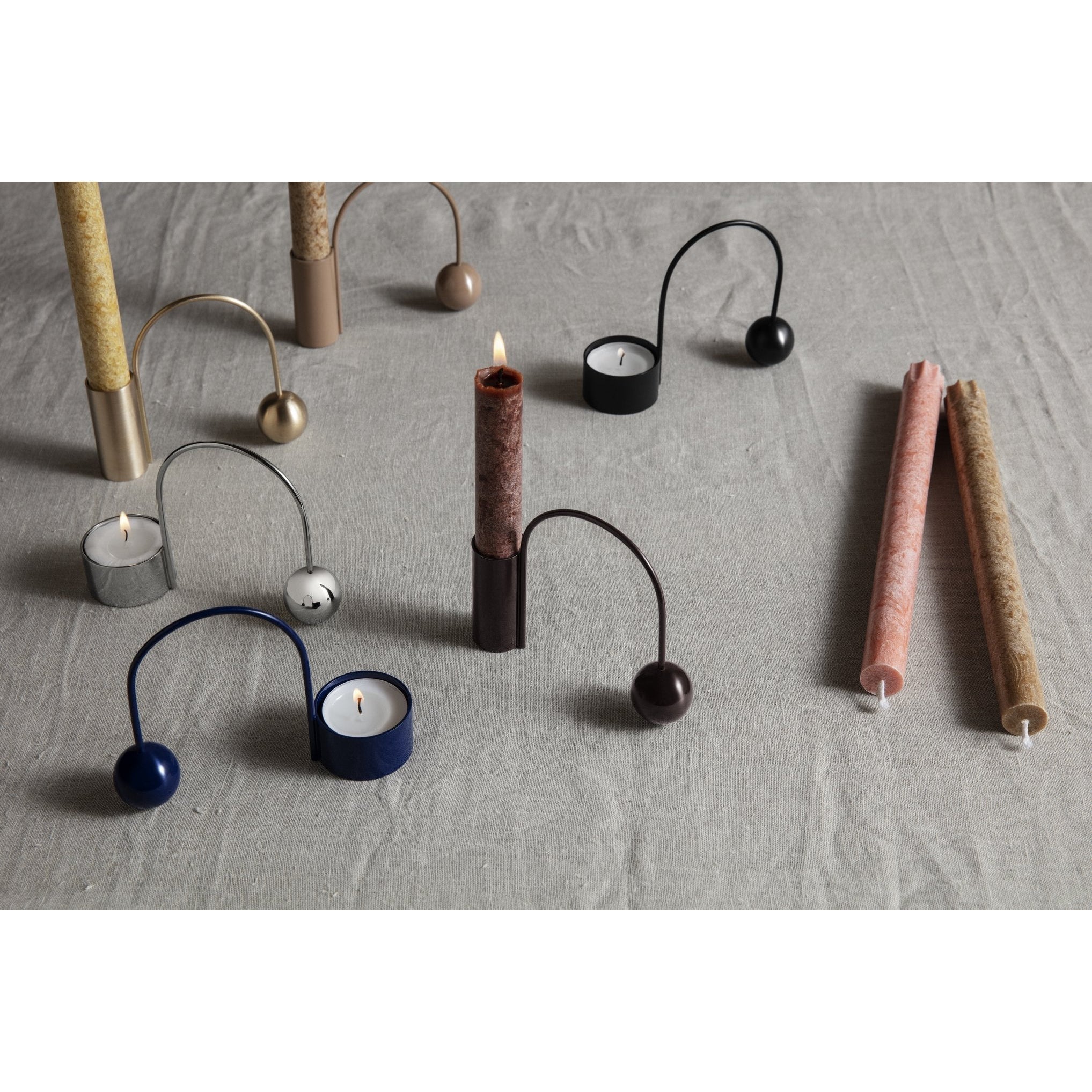[product_category]-Ferm Living Balance Candle Holder, Black-Ferm Living-5704723021490-5753-FER-2