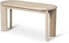 Ferm Living Bevel Bench Bílá naolejovaný dub