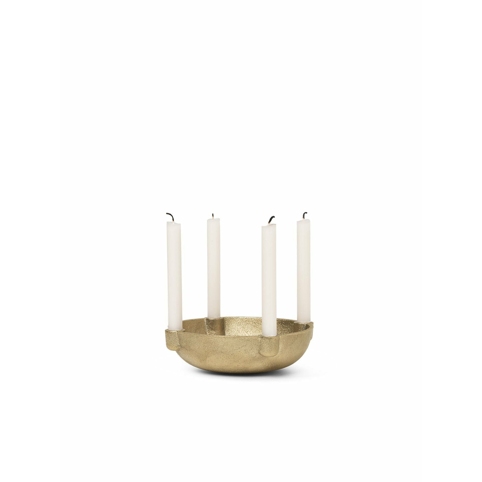 [product_category]-Ferm Living Bowl Candle Holder Small, Brass-Ferm Living-5704723261285-1104263162-FER-2