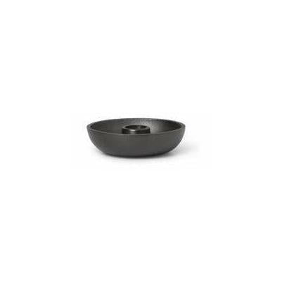 [product_category]-Ferm Living Bowl Candleholder Single, Black-Ferm Living-5704723274742-1104264508-FER-1