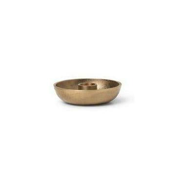 [product_category]-Ferm Living Bowl Candlestick Single, Brass-Ferm Living-5704723274711-1104264505-FER-1