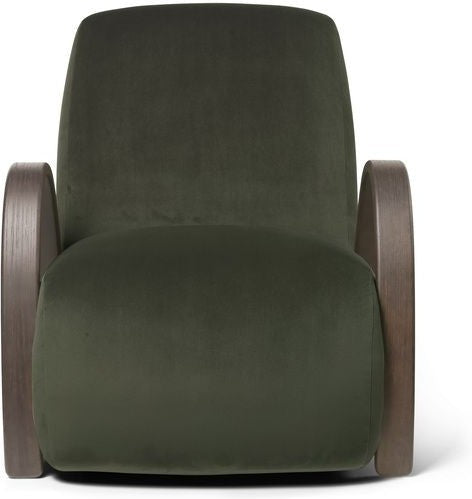 [product_category]-Ferm Living Buur Lounge Chair Rich Velvet, Pine-Ferm Living-5704723313397-1104268373-FER-1