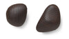 Ferm Living Cairn Hooks Sada 2, tmavě hnědá