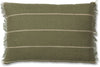 Ferm Living Calm Polštář, Obdélníkový, Olive/Off W