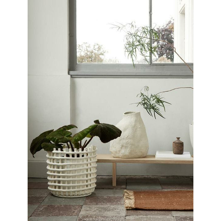 [product_category]-Ferm Living Ceramic Basket Xl, Off White-Ferm Living-5704723275879-1104264621-FER-2