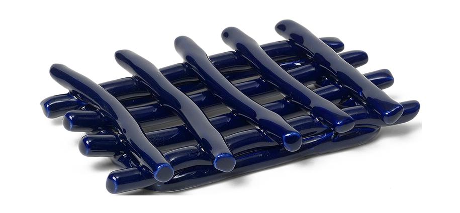 [product_category]-Ferm Living Ceramic Soap Dish, Blue-Ferm Living-5704723292876-1104266321-FER-1