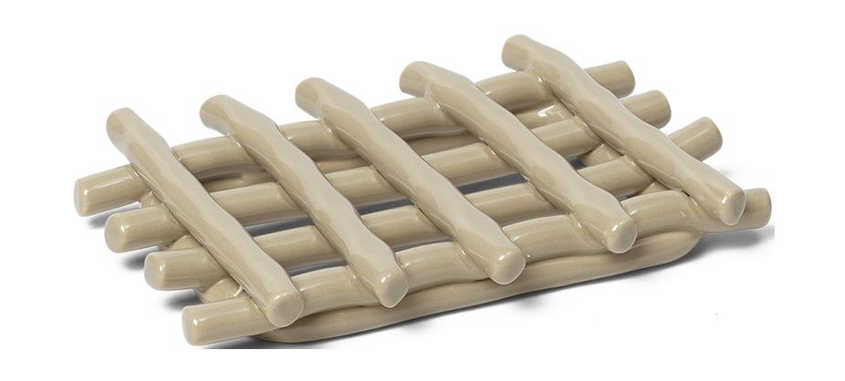 [product_category]-Ferm Living Ceramic Soap Dish, Cashmere-Ferm Living-5704723292883-1104266322-FER-1