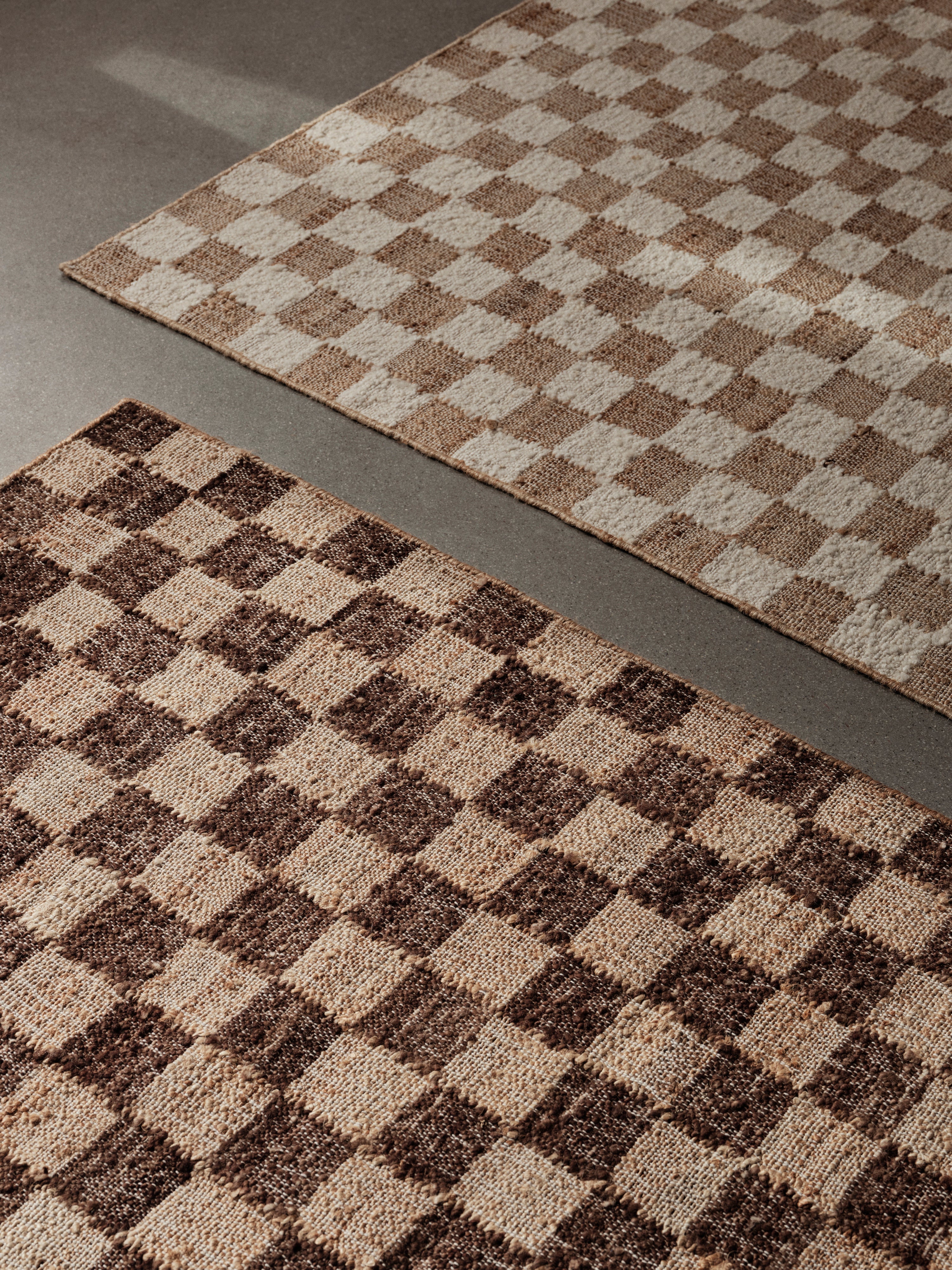 [product_category]-Ferm Living Check Wool Jute Rug 140 X 200 Coffee/Natural-Ferm Living-5704723316602-1104268675-FER-1
