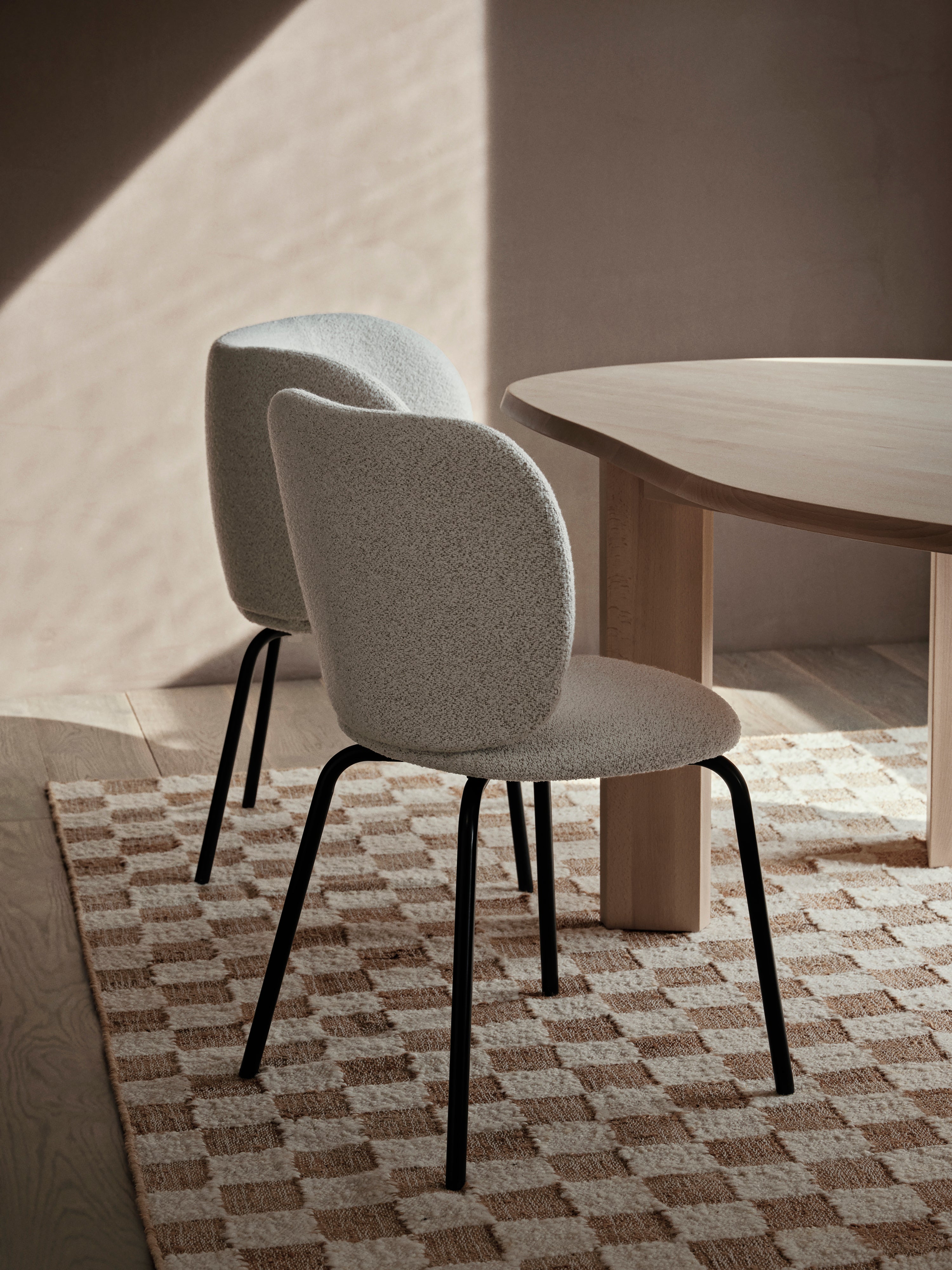 [product_category]-Ferm Living Check Wool Jute Rug 200 X 300 Off White/Natur-Ferm Living-5704723316619-1104268676-FER-5