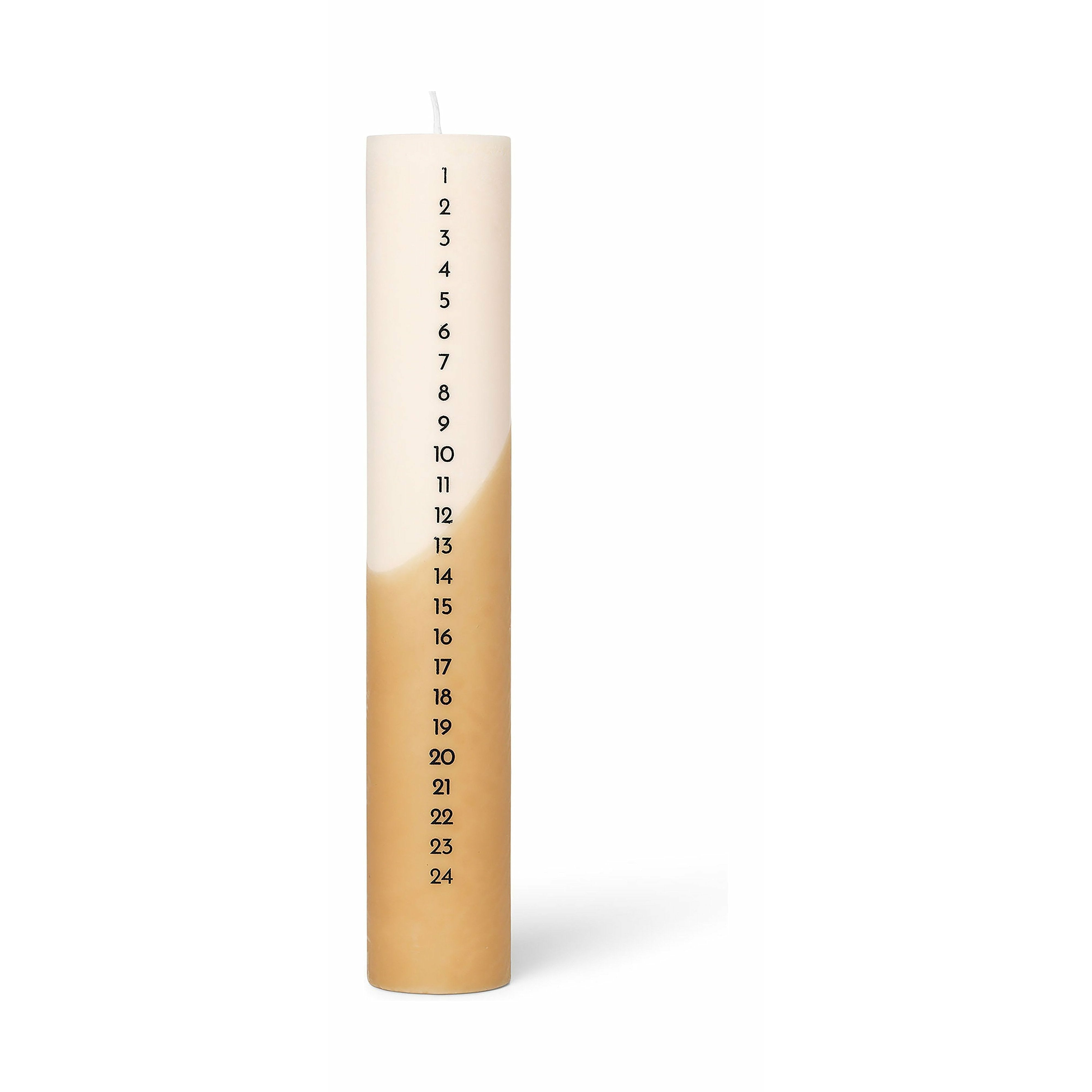[product_category]-Ferm Living Christmas Calendar Candle, Straw-Ferm Living-5704723276944-1104264728-FER-1