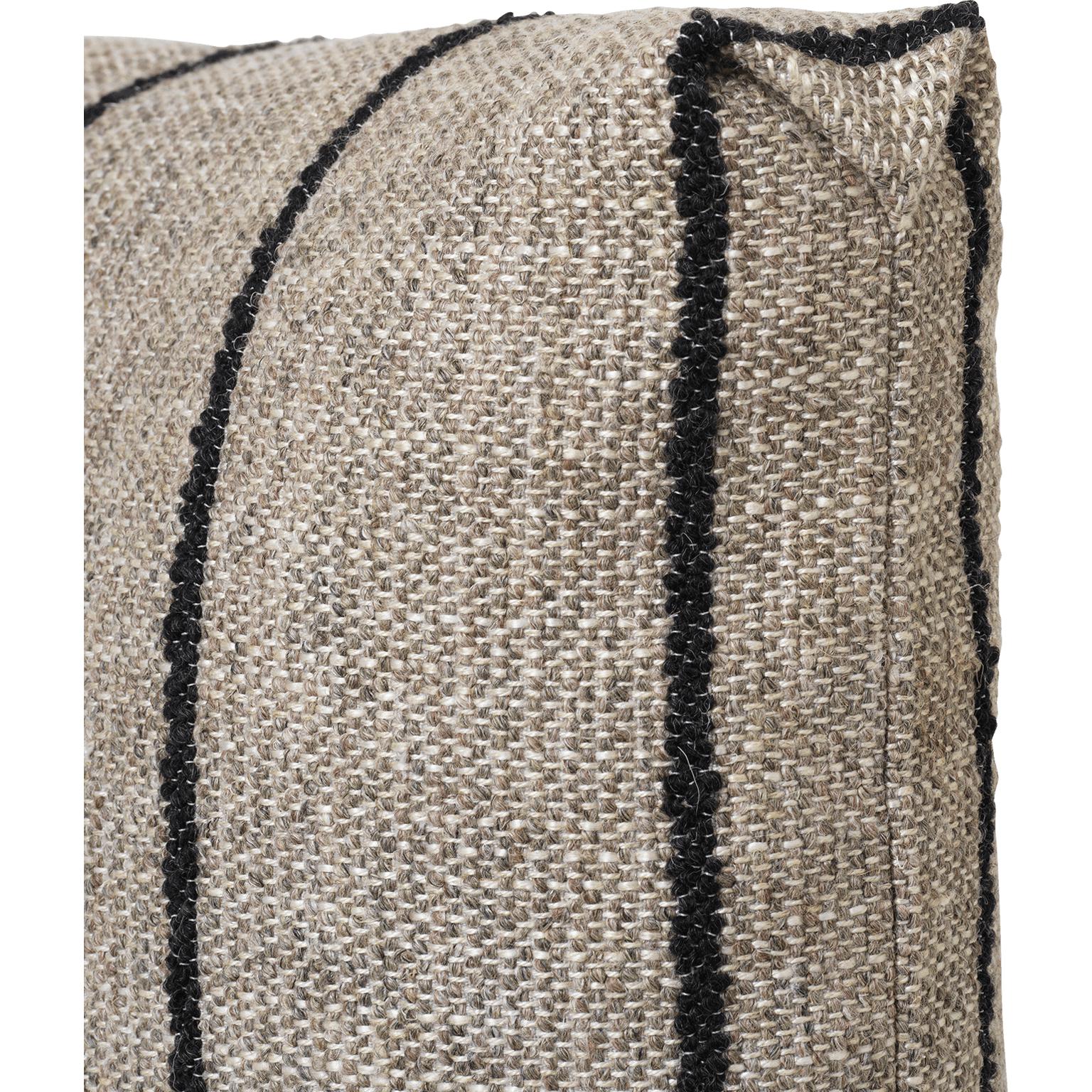 [product_category]-Ferm Living Clean Cushion Pasadena, Sand/Black-Ferm Living-5704723271895-1104264223-FER-2