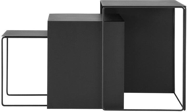[product_category]-Ferm Living Cluster Table Black, 3pcs.-Ferm Living-5704723003540-3213-FER-1