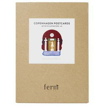 Ferm Living Copenhagen Poscards, 8ks.