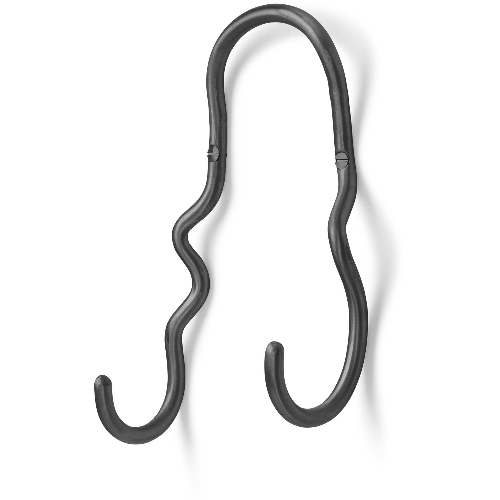 [product_category]-Ferm Living Curvature Doube Hook, Black-Ferm Living-5704723266815-1104263715-FER-1