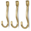 Ferm Living Curvature Mini Hook Brass, 3 PC.