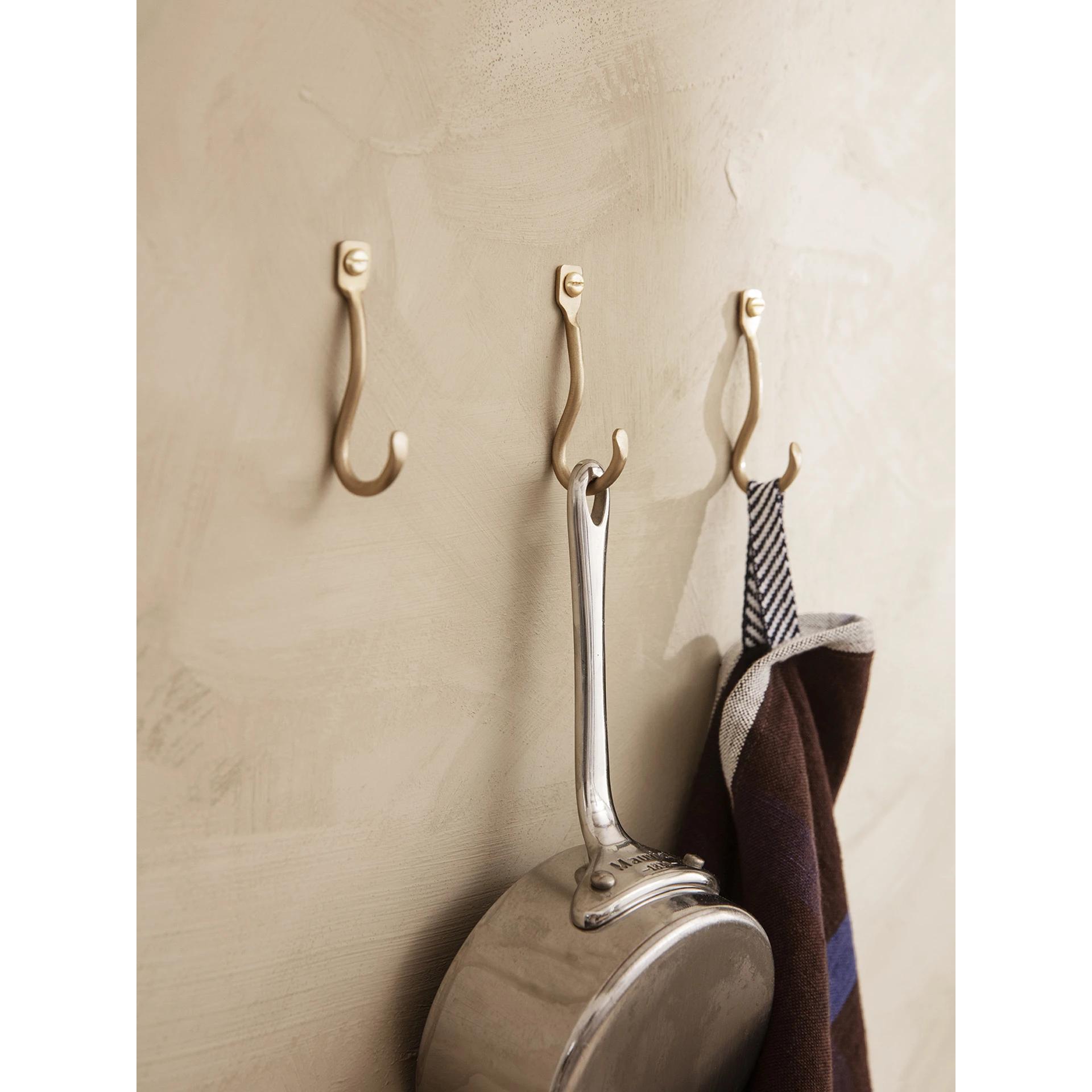 [product_category]-Ferm Living Curvature Mini Hook Brass, 3 Pcs.-Ferm Living-5704723269014-1104263935-FER-2