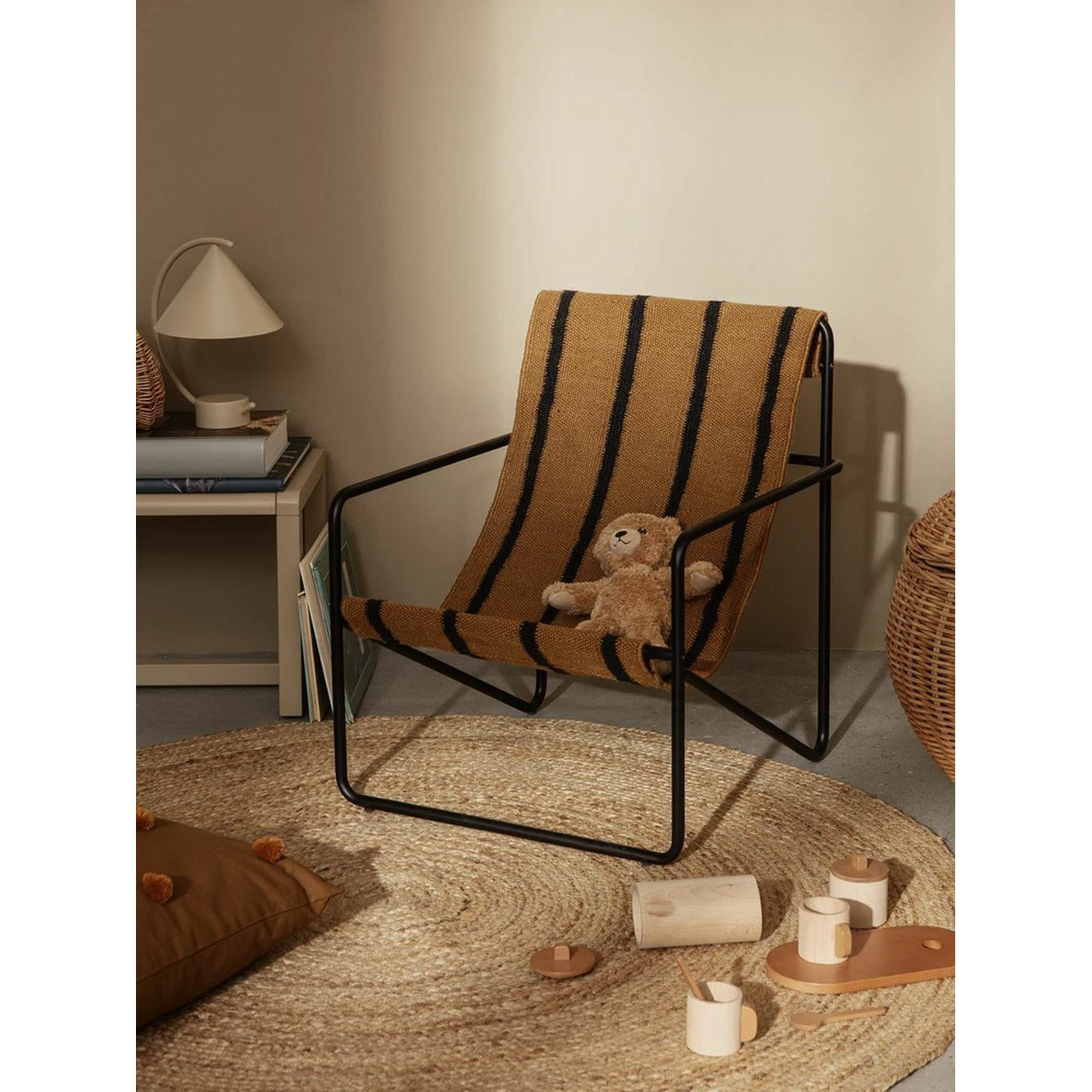 [product_category]-Ferm Living Desert Chair Kids, Black/Stripe-Ferm Living-5704723263357-1104263369-FER-6