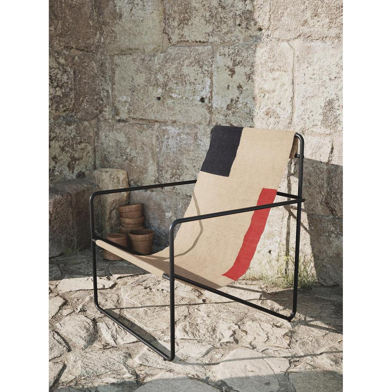 [product_category]-Ferm Living Desert Lounge Chair, Black/Block-Ferm Living-5704723268475-1104263881-FER-2