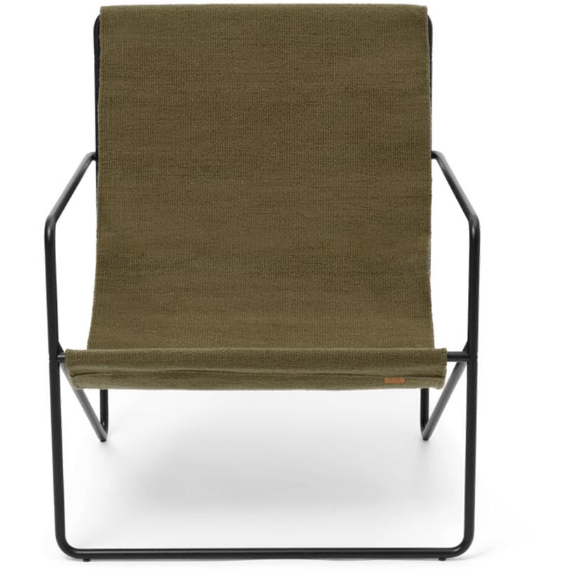 [product_category]-Ferm Living Desert Lounge Chair, Black/Olive-Ferm Living-5704723268482-1104263882-FER-2