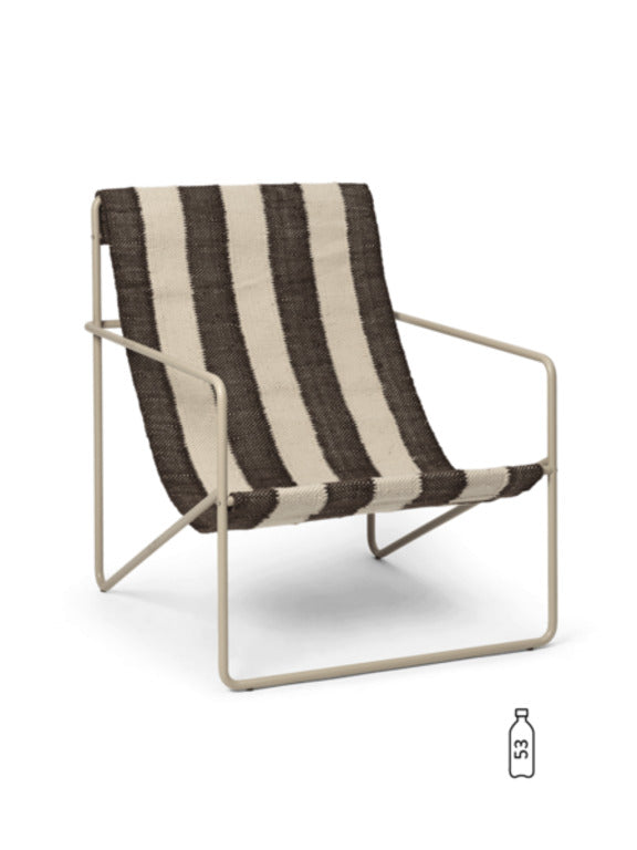 [product_category]-Ferm Living Desert Lounge Chair Cashmere/Off White/Chocolate-Ferm Living-5704723320913-1104269106-FER-1