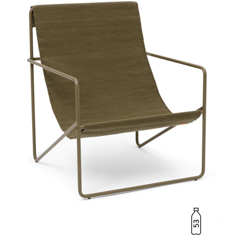 [product_category]-Ferm Living Desert Lounge Chair, Olive-Ferm Living-5704723268512-1104263885-FER-1