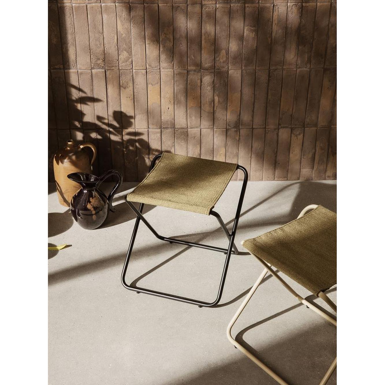 [product_category]-Ferm Living Desert Stool, Black/Olive-Ferm Living-5704723267966-1104263830-FER-2