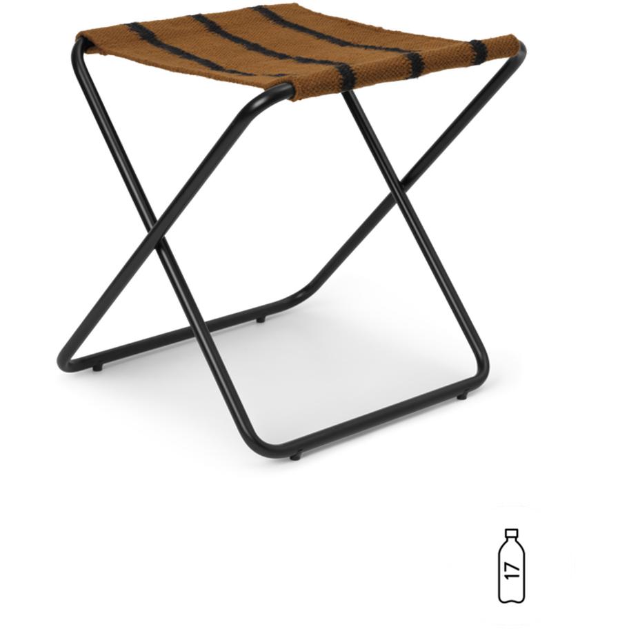 [product_category]-Ferm Living Desert Stool, Black/Stripe-Ferm Living-5704723267959-1104263829-FER-1