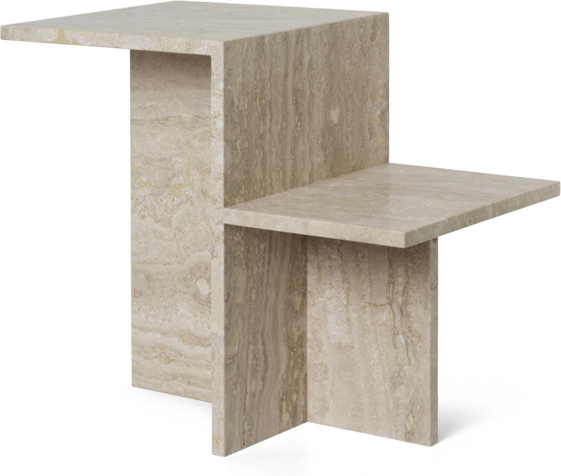 [product_category]-Ferm Living Distinct Side Table, Travertine-Ferm Living-5704723104759-1005342762-FER-1