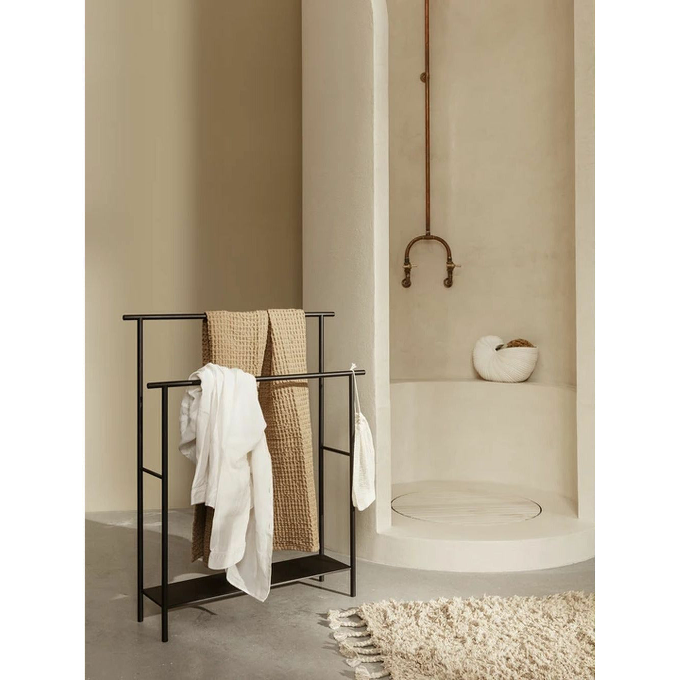 [product_category]-Ferm Living Dora Towel Rail, Black-Ferm Living-5704723262244-1104263258-FER-2