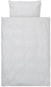Ferm Living Dot borduurbed linnen lichtgrijs, schat