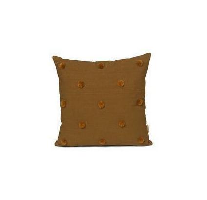 [product_category]-Ferm Living Dot Tufted Pillow, Sugar Kelp/Mustard-Ferm Living-5704723257660-1102662850-FER-1
