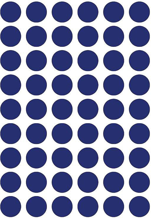 Ferm Living Dots Wallsticker, modrá