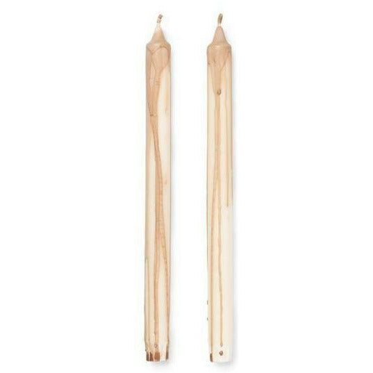 [product_category]-Ferm Living Dryp Candles Set Of 2 2,2x30 Cm, Beige-Ferm Living-5704723277385-1104264772-FER-1
