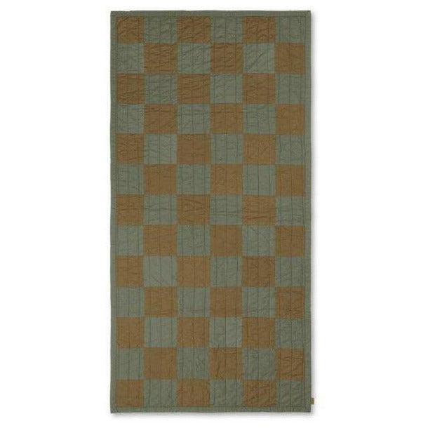 [product_category]-Ferm Living Duo Quilted Blanket 90x187 Cm, Green-Ferm Living-5704723280323-1104265066-FER-1