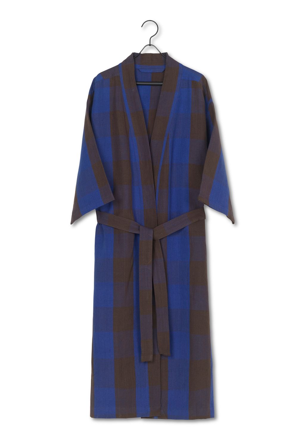 [product_category]-Ferm Living Field Bathrobe, Chocolate/Light Blue-Ferm Living-5704723283614-1104265395-FER-2