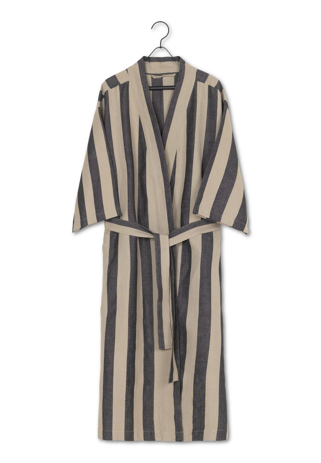 [product_category]-Ferm Living Field Bathrobe, Sand/Black-Ferm Living-5704723283607-1104265394-FER-2