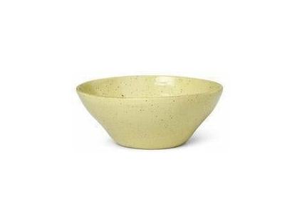 [product_category]-Ferm Living Flow Bowl Yellow Speckle, ø14,5cm-Ferm Living-5704723257370-1102372846-FER-1